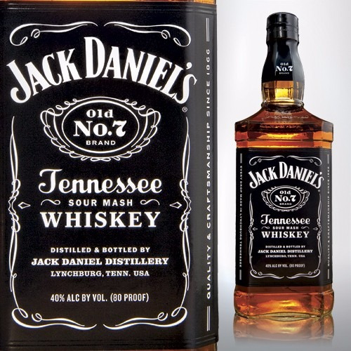 Whisky Jack Daniel's Tennessee 1 Litro Cerrado Con Caja