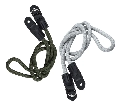 2x Retro Universal Escalada Cuerda Cámara Hombro Cuello 2x Retro Universal Escalada Cuerda Cámara Hombro Cuello