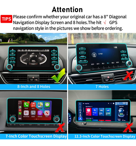 Suporte De Telefone Apeser Compatível Com Honda Accord 2018-