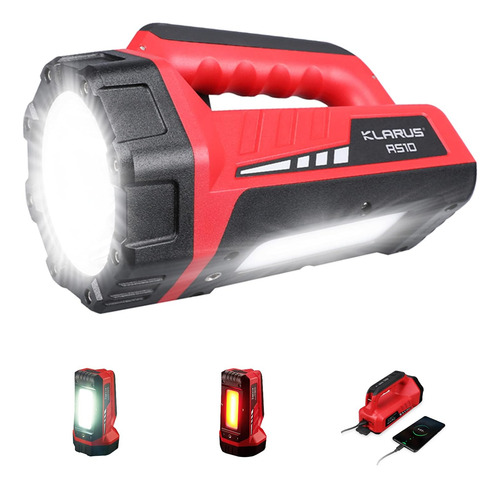 Proyector Rs108000mah Grande, Modo Inundación Rojo, Impermea