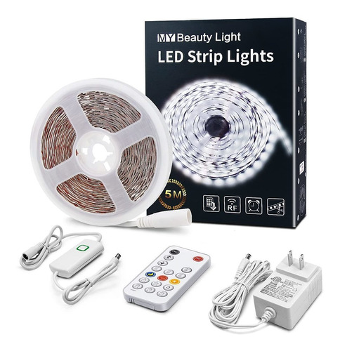 Tira De Luces Led Blancas  Tira De Luz Led Regulable De...