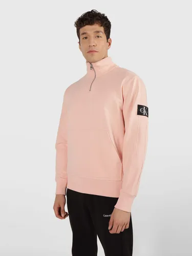 Sudadera Cuello Alto Hombre Rosa Calvin Klein Meses sin intereses
