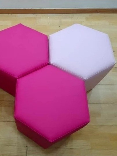 Puff Hexagonales, Puff Cubo Festejos Restaurantes Discotecas