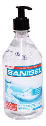 Alcohol gel Thames Sanigel con dosificador 500 ml
