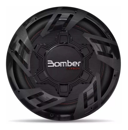 Subwoofer 12 Pol. Bomber Carbon 500w Rms Bob Dupla  4+4