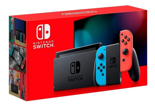 Nintendo Switch Consola Red And Blue Nueva Sellada .