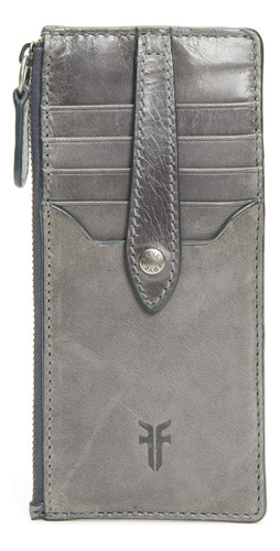 Frye Cartera Con Tarjeta Melissa Snap Para Mujer, Carbon