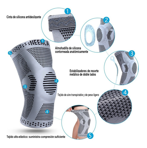 Rodillera Elástica De Compresión Para Deportes Correr