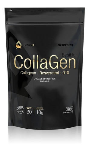 Colageno Hidro + Resveratrol + Q10 + Vitamina C - Gentech