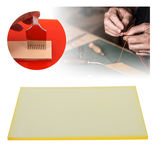 Alfombrilla De Cuero Para Cortar, Tabla De Estampar, Punzona