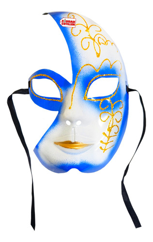 Antifaz Careta Rigida Veneciana Máscara Disfraz Carnaval- Cc