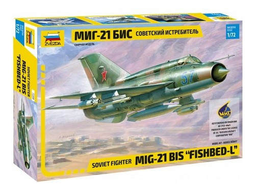 Mig-21 Bis Fishbed-l - Zvezda 7259 Escala 1/72
