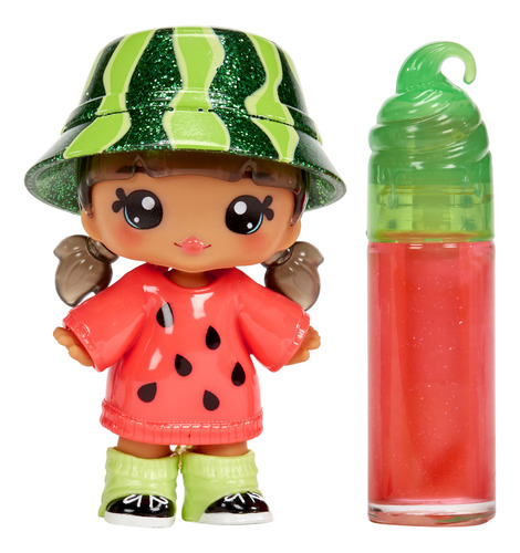 Brilho labial de boneca de melancia Yummiland Maya /H