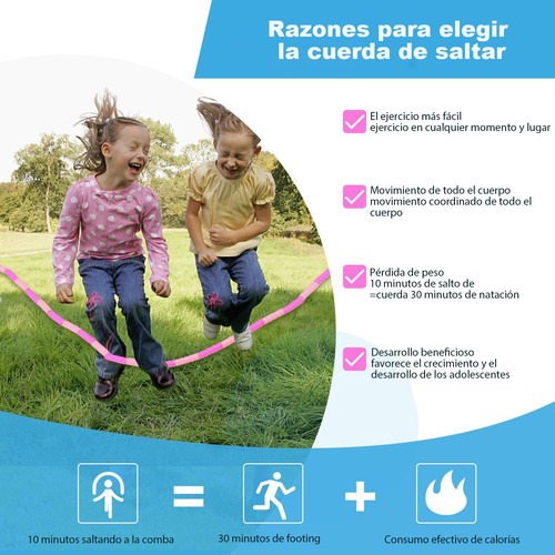Cuerda De Saltar De Bambú Segmentada Ajustable 250cm