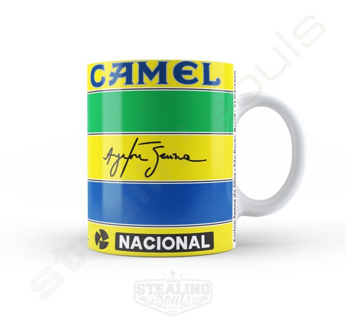 Taza De Porcelana Fierrera - Ayrton Senna #15 | Formula 1 F1