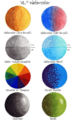 Imagen 7 de 8 de Block Xl Watercolor Canson Acuarela Pintura 22,9 X 30,5 300g