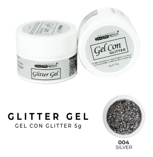 Gel Con Glitter Cherimoya Nº004