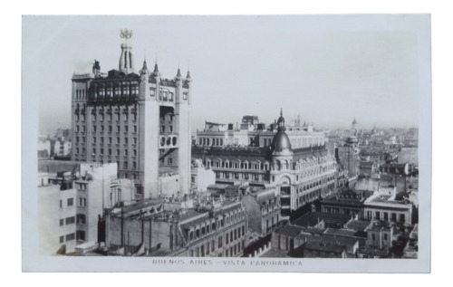 Buenos Aires Vista Panorámica Foto Postal Rius