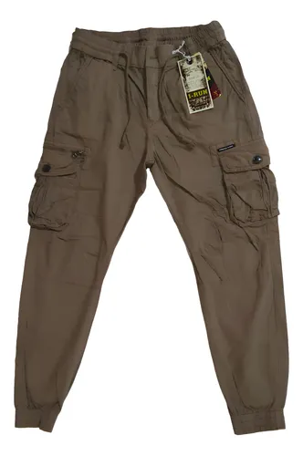 comprar Pantalón Cargo Jogger Gabardina Importado I-run