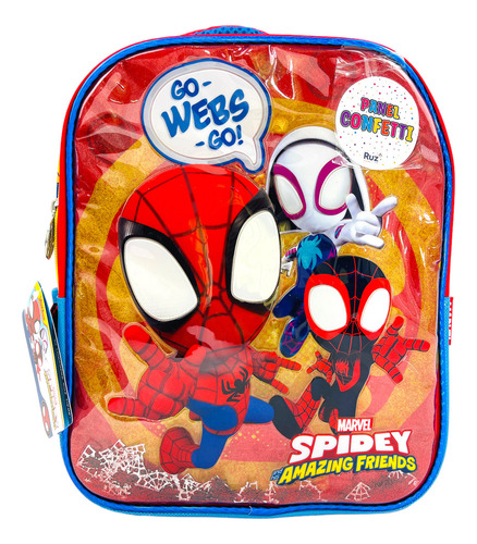 Mochila Spidey Y Sus Amigos, Spiderman, Hombre Araña Pre-escolar