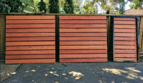 Imagen 2 de 7 de Portones En Hierro Y Madera