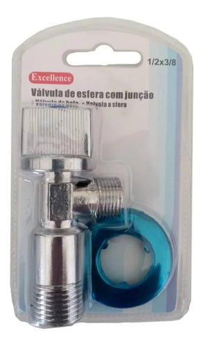 Llave Wc Angular Cromada C/flange 1/2 He X 3/8 He