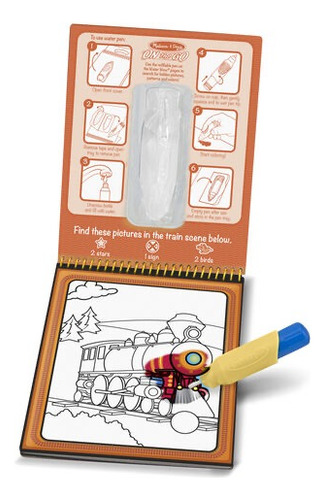 4 Libros Para Pintar Con Agua , Melissa And Doug Water Wow