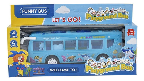 Playground Bus Blanco Micro En Caja