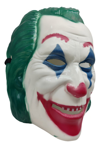 Mascara Palhaço Haloween Coringa Filme Classico Festa Cor Branco