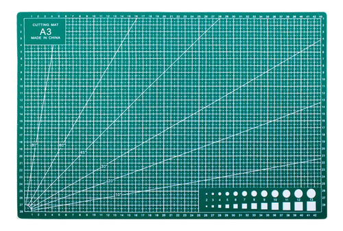 Base Tabla Salvacorte Mat A3 30x45 Color Verde