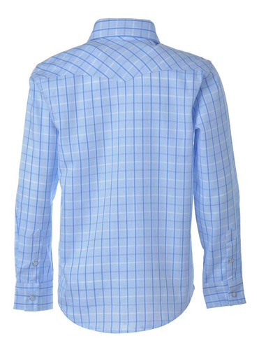 Imagen 4 de 6 de Camisa Vaquera Wrangler Niño Manga Larga Ro43