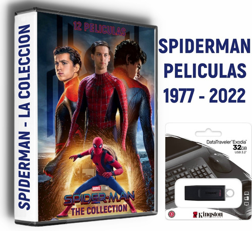 Peliculas De Spiderman El Hombre Araña 1977- 2022 En  Usb