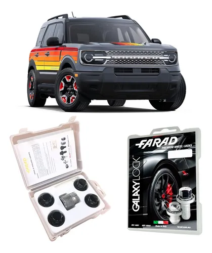 comprar Hmx Set 4 Tuercas Seguridad Ford Bronco Sport 2024  Italiano