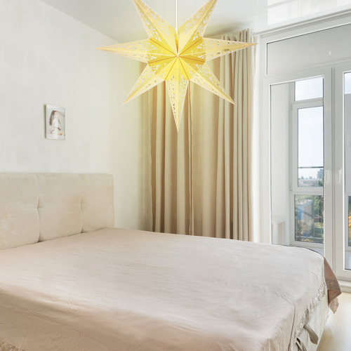 Lámpara Colgante Tipo Candelabro Con Forma De Estrella, 2 Un