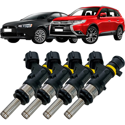 Kit 4 Bicos Injetores Lancer Outlander 2.0 13/19 1465a412