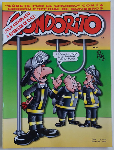 Revista Condorito 579 Edición Especial Bomberos - Televisa C (Usado)