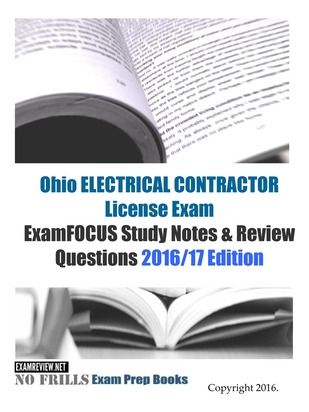 Libro Ohio Electrical Contractor License Exam Examfocus S...