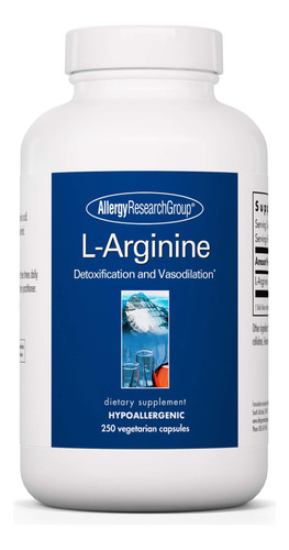 Allergy Research Group - L-arginina 500 Mg - Aminoacidos De 
