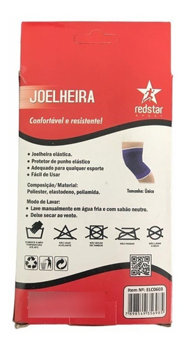 Imagem 3 de 4 de Joelheira Elástica Esportiva Articulada Crossfit Ortopédica