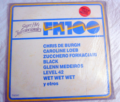 Level 42 Erasure Wet Wet Zucchero De Burgh 1988 Fm 100 Lp V+ (Usado)