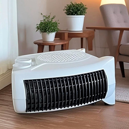 Calefactor Eléctrico Delhi Horizontal Y Vertical Frio Calor Blanco