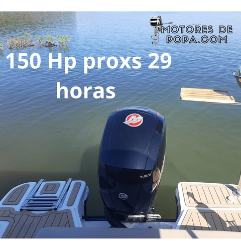 Imagem 11 de 15 de Lancha 21 Pés Semi-nova 29 Horas Mercury 150 Hp Pro Xs