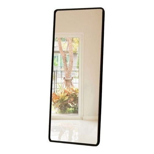 Espelho Retangular Decorativo Com Moldura Em Metal 130x80cm