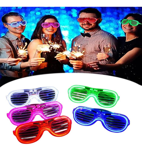 12 Gafas De Brillo De Fiesta (color Al Azar)