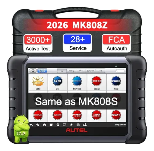 Scanner De Diagnóstico Obd2 Autel Maxicom Mk808z-bt Mk808s