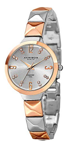 Reloj De Cuarzo Akribos Xxiv De La Mujer Suiza - 16 Marcador