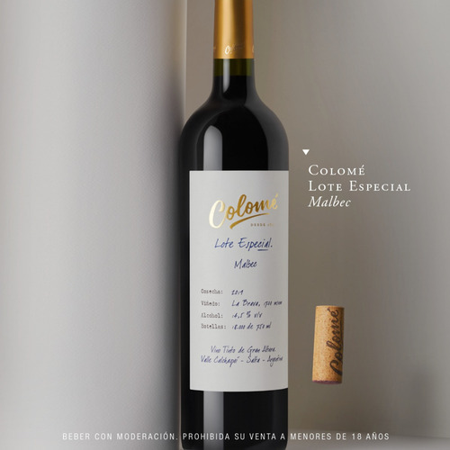 Vino Colomé Lote Especial La Brava Malbec 6x750 Ml