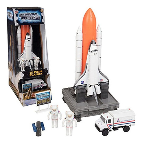 Space Shuttle Y Toy Rocket Ship Set - 10 Piezas Complejo 39