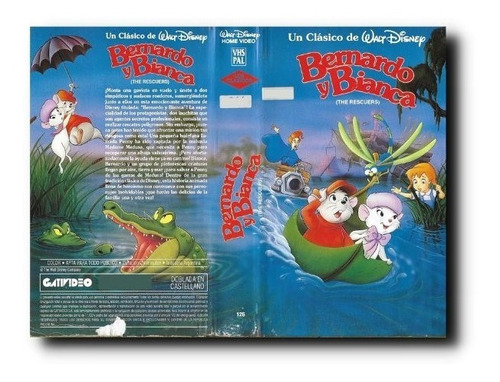 Bernardo Y Bianca Vhs Walt Disney The Rescuers