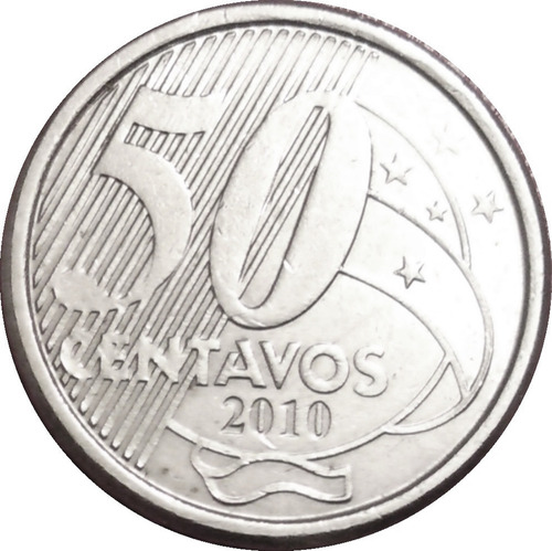 Moneda Brasil 50 Centavos 
